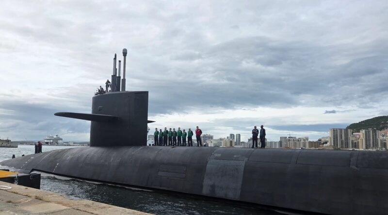 A rare Navy photo revealed the location of a nuclear-missile submarine amid Iran tensions